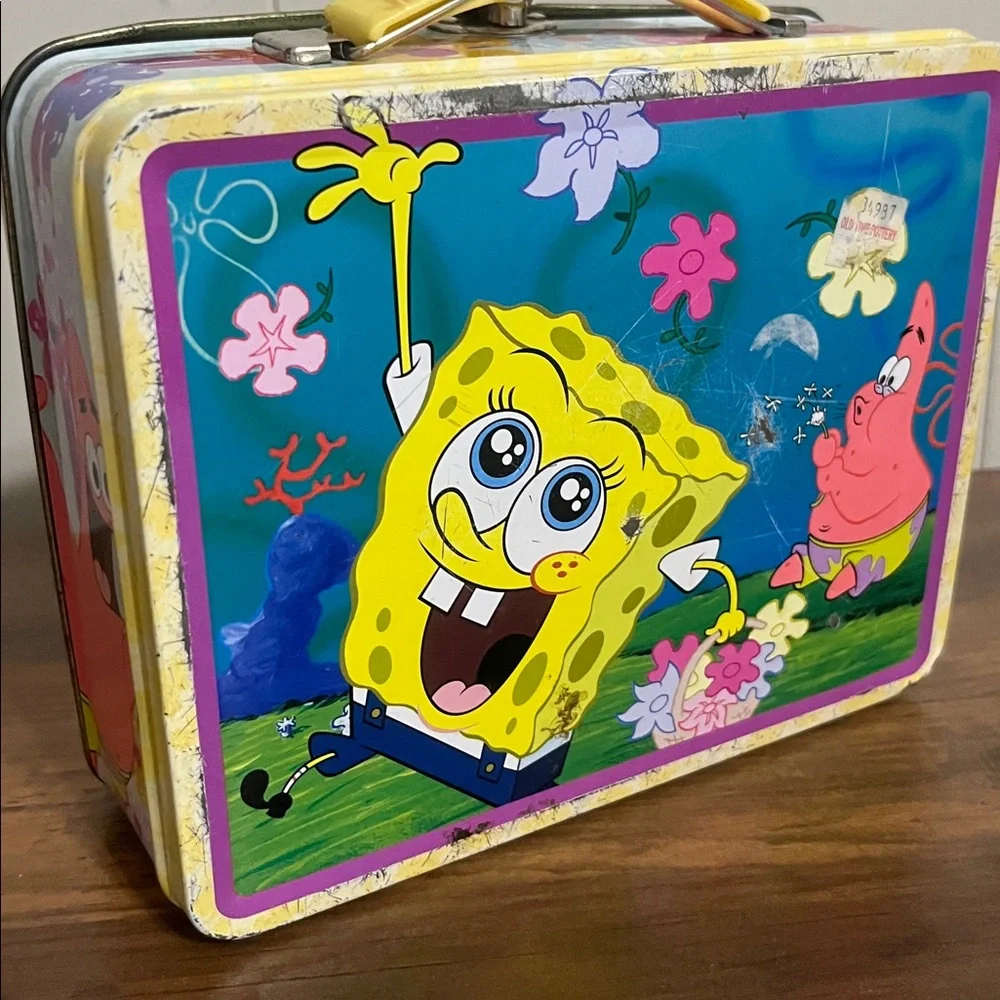 SpongeBob SquarePants Metal Lunchbox Tin 2007